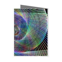 Psychedelic Spiral Mini Greeting Card (8 Pack) by StuffOrSomething