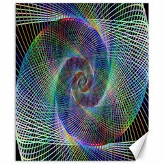 Psychedelic Spiral Canvas 8  X 10  (unframed)