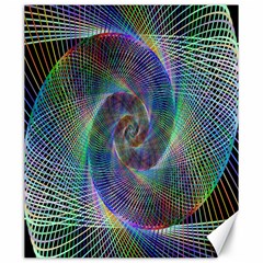 Psychedelic Spiral Canvas 20  X 24  (unframed)