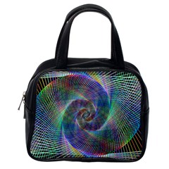 Psychedelic Spiral Classic Handbag (one Side)