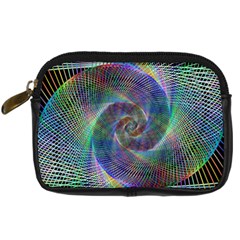 Psychedelic Spiral Digital Camera Leather Case