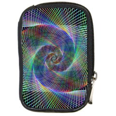 Psychedelic Spiral Compact Camera Leather Case