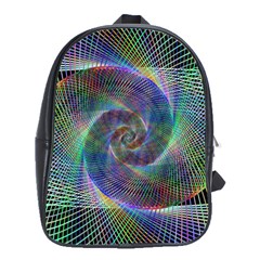 Psychedelic Spiral School Bag (large)