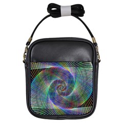 Psychedelic Spiral Girl s Sling Bag