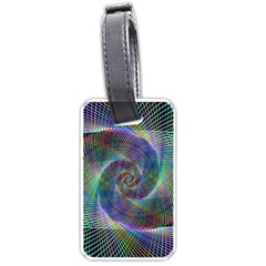 Psychedelic Spiral Luggage Tag (one Side) by StuffOrSomething