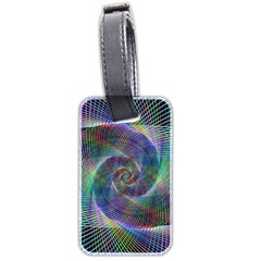 Psychedelic Spiral Luggage Tag (two Sides) by StuffOrSomething