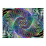 Psychedelic Spiral Double Sided Flano Blanket (Mini) 35 x27  Blanket Front