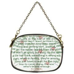 Girls Are Like Apples Chain Purse (two Sided)  by TheWowFactor