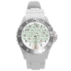 Girls Are Like Apples Plastic Sport Watch (large) by TheWowFactor