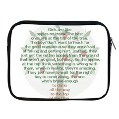 Girls Are Like Apples Apple Ipad Zippered Sleeve by TheWowFactor