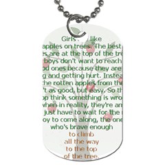 Appletree Dog Tag (two-sided)  by TheWowFactor