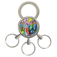 The Sixties 3-ring Key Chain by TheWowFactor