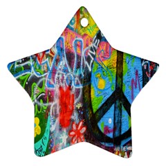 The Sixties Star Ornament (two Sides) by TheWowFactor