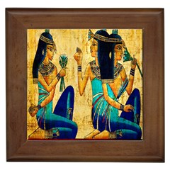 Egyptian Queens Framed Ceramic Tile by TheWowFactor