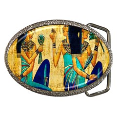 Egyptian Queens Belt Buckle (oval)