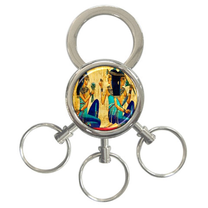 Egyptian Queens 3-Ring Key Chain