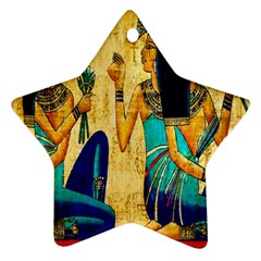 Egyptian Queens Star Ornament (two Sides) by TheWowFactor