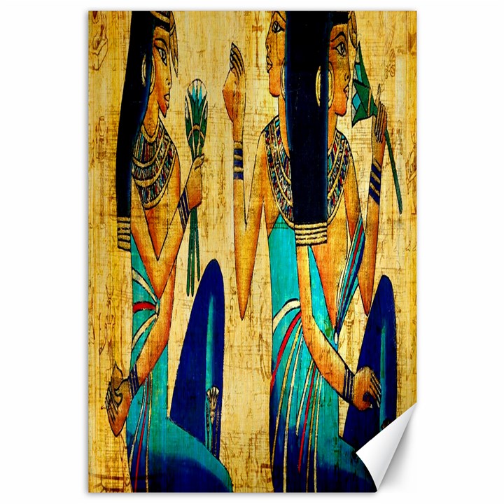 Egyptian Queens Canvas 12  x 18  (Unframed)