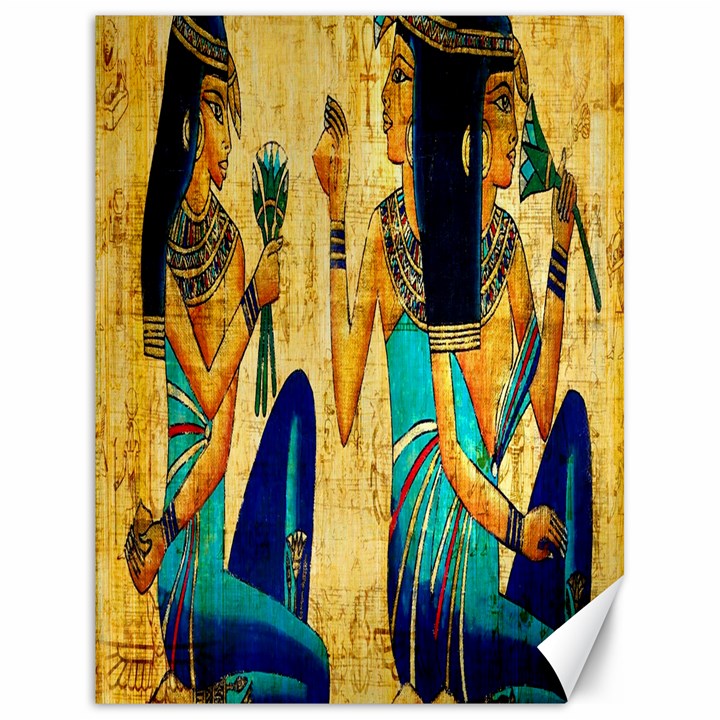 Egyptian Queens Canvas 18  x 24  (Unframed)