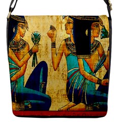 Egyptian Queens Flap Closure Messenger Bag (small)