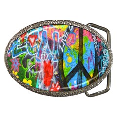 The Sixties Belt Buckle (oval) by TheWowFactor