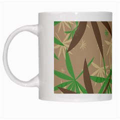 Leaves White Mug