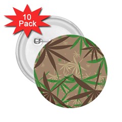 Leaves 2 25  Button (10 Pack)