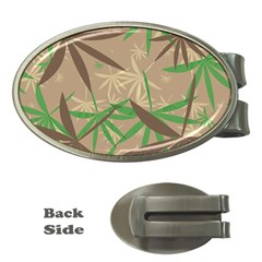 Leaves Money Clip (oval)