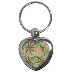 Leaves Key Chain (heart)