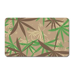 Leaves Magnet (rectangular) by LalyLauraFLM