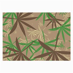 Leaves Glasses Cloth (large, Two Sides)