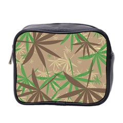 Leaves Mini Toiletries Bag (two Sides)