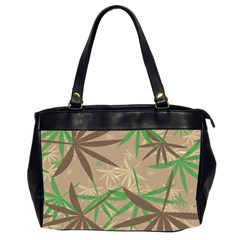 Leaves Oversize Office Handbag (two Sides)