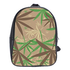 Leaves School Bag (xl) by LalyLauraFLM