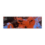 Orange blue black texture Sticker (Bumper) Front