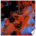 Orange blue black texture Canvas 20  x 20  19 x19.27  Canvas - 1