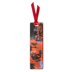 Orange Blue Black Texture Small Book Mark