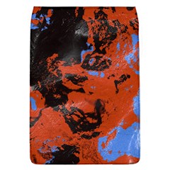 Orange Blue Black Texture Removable Flap Cover (large)