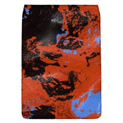 Orange Blue Black Texture Removable Flap Cover (small)