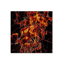 On Fire Print Satin Bandana Scarf by dflcprintsclothing