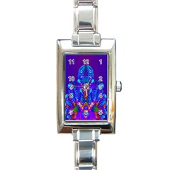 Insect Rectangular Italian Charm Watch