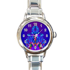 Insect Round Italian Charm Watch