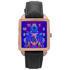 Insect Rose Gold Leather Watch  by icarusismartdesigns