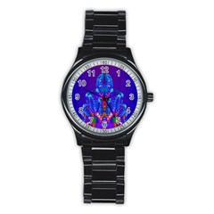 Insect Sport Metal Watch (black) by icarusismartdesigns