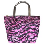 Cheetah Bling  Bucket Handbag Front