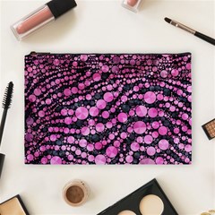 Cheetah Bling  Cosmetic Bag (large)