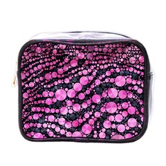 Cheetah Bling  Mini Travel Toiletry Bag (one Side)