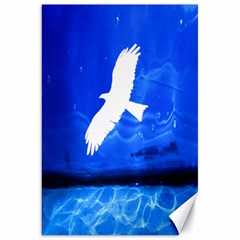 Repatch The White Raven By Saprillika Canvas 20  X 30  (unframed)