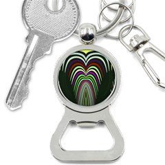 Symmetric Waves Bottle Opener Key Chain