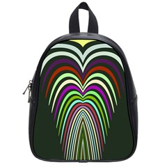 Symmetric Waves School Bag (small)